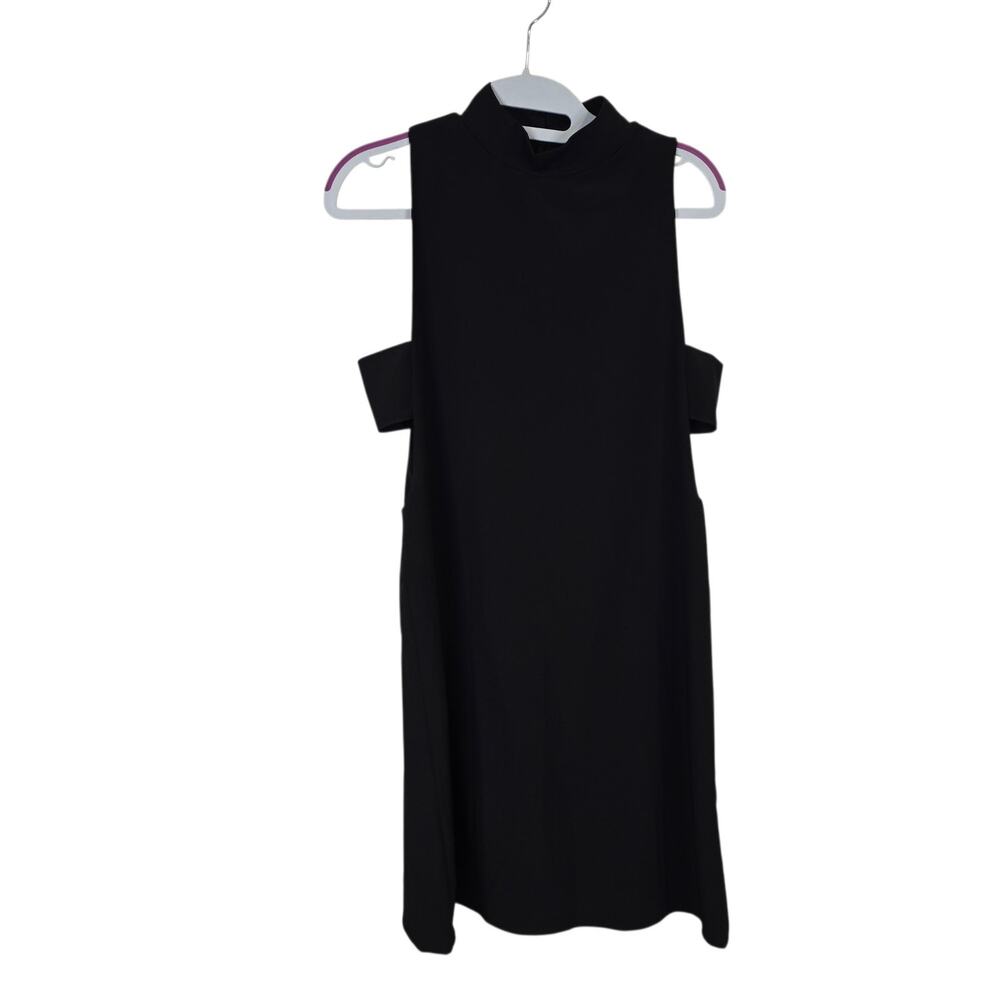 Women's For Sienna Black Sleeveless High Neck Dress | Size Small